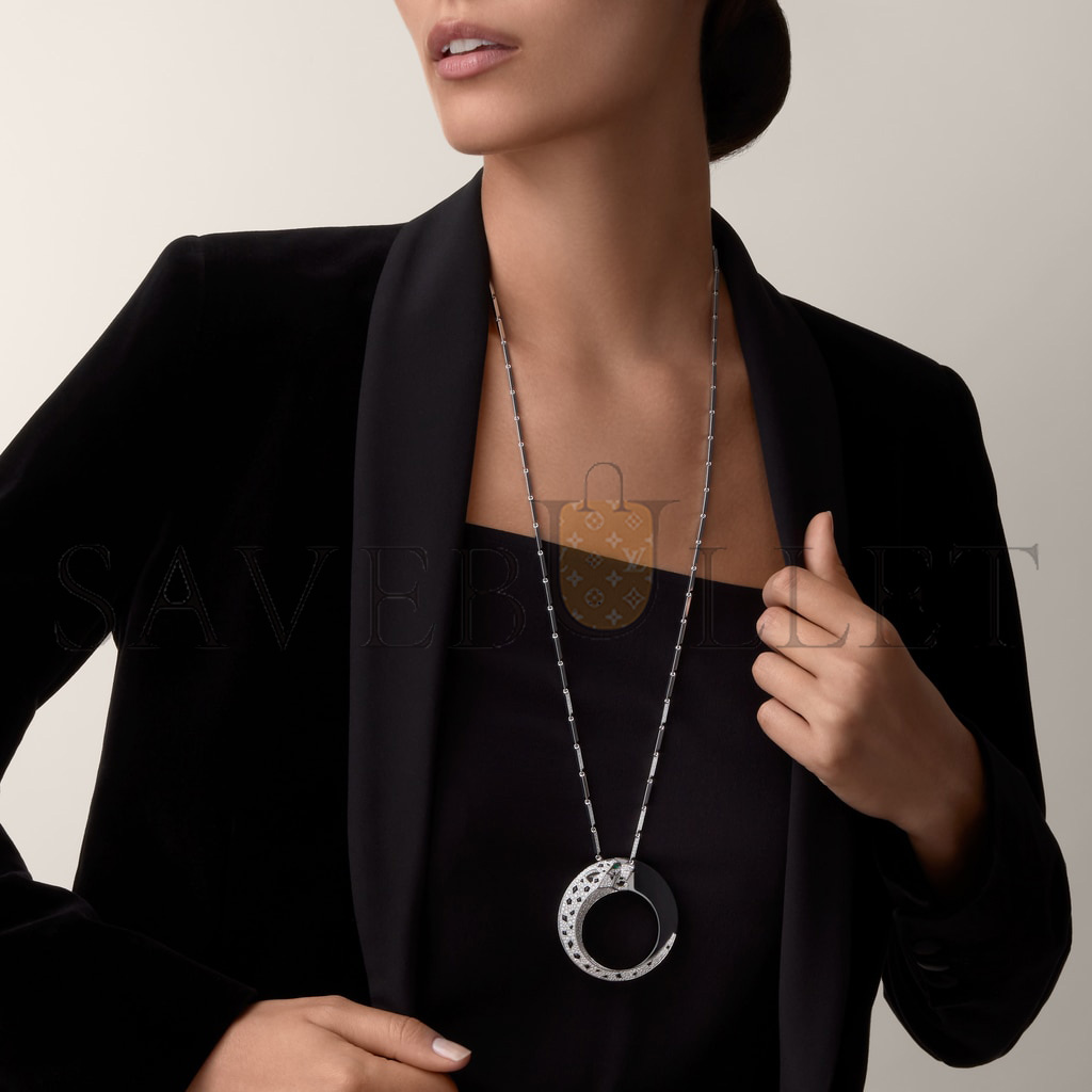 Ca*t*er panthÈre white gold de Ca*t*er necklace hp700855